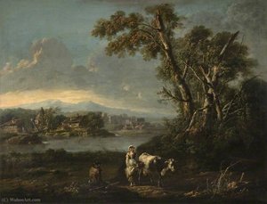 A Landscape with a Milkmaid