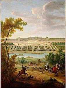 VUE DU CHATEAU NEUF DE SAINT GERMAIN EN LAYE DU COTE DE LA TERRASSE