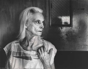 Lucille Smith (old Woman With White Hair In Profile) — Joan Cassis