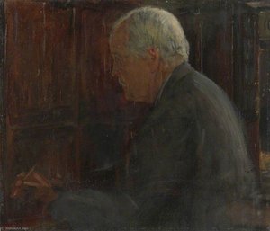 Arthur James Balfour, 1st Earl Of Balfour (1848–1930), Foreign Secretary (preparatory Study For 'the Supreme War Council In Session At Versailles On 3rd July 1918') — Herbert Arnould Olivier