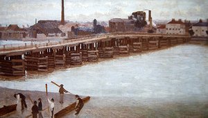 Old Battersea Bridge — Walter Greaves