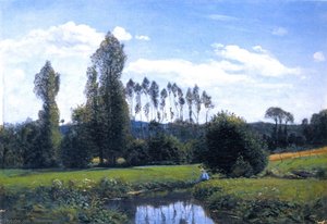 View Near Rouelles — Claude Monet