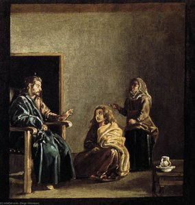 Christ In The House Of Mary And Martha (detail) — Diego Velázquez