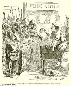 Hanno Announcing To The Mercenaries The Emptiness — John Leech