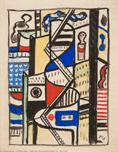 Study For A Decoration At Radio City, New York — Fernand Léger