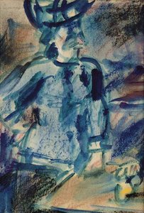 Women Supported On A Counter — Georges Rouault
