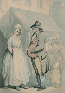 An Awkward Silence — Thomas Rowlandson