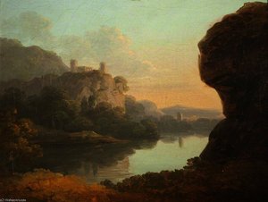 Castle Near Lake — Richard Wilson