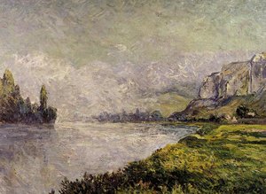 The Retreating Fog, Morning, Les Andelys — Maxime Emile Louis Maufra