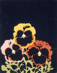 Three Pansies — Joe Brainard