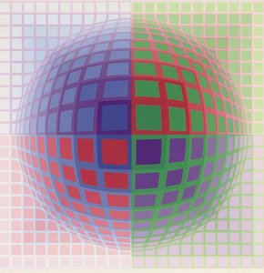 Vega-pal — Victor Vasarely