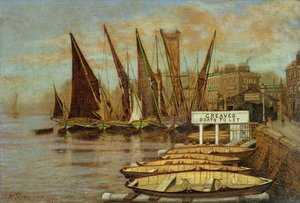 Boat Yard, Chelsea — Walter Greaves