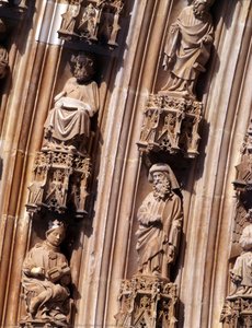 Archivolts Of The West Portal Of The Church — Victor Huguet