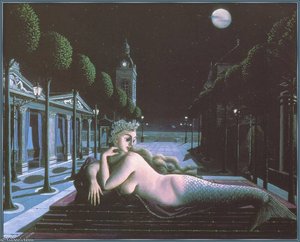 A Sirenin Full Moonlight — Paul Delvaux