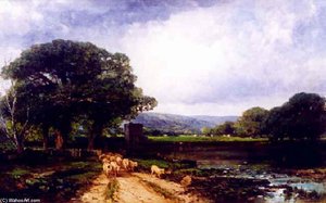 Landscape With Sheep — Andrew Melrose