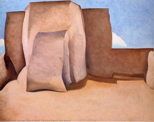 Ranchos Church, New Mexico — Georgia O'keeffe