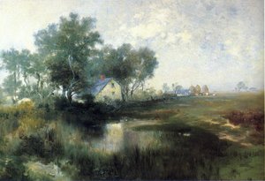 Misty Morning, Appaquogue — Thomas Moran
