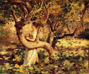 In The Garden 1 — Theodore Robinson