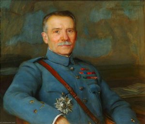 General Sir Emile Belin, Kcb, French Permanent Military Representative, Supreme War Council, Versailles, Major General Of The Armies Of The North And North East — Herbert Arnould Olivier, Academic Painting