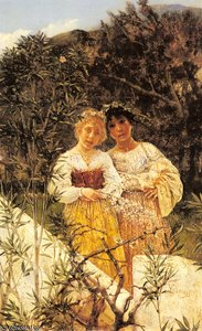 Y In The Garden — José Villegas Cordero, Romanticism