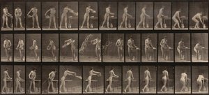 Woman Emptying A Basin Of Water, From The Book Animal Locomotion — Eadweard J Muybridge
