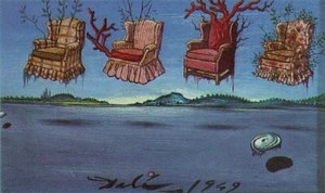 Four Armchairs In The Sky — Salvador Dalí