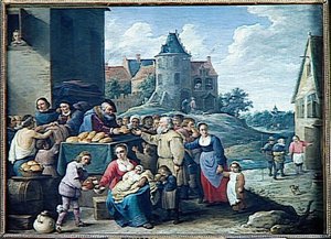 Les Sept Oeuvres De Misericorde — David Teniers Ii Le Jeune