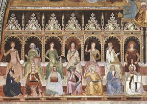 Triumph Of St Thomas And Allegory Of The Sciences (detail)