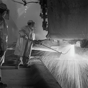 Slagging Ingots — David Plowden, Documentary Photography