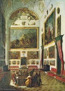 Musical entertainment at the spinet