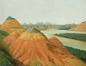 View In The Big Bend Of The Upper Missouri — George Catlin, Romanticism