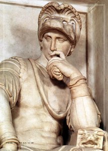 Tomb Of Lorenzo De - Medici Detail Lorenzo De - Medici Detail — Michelangelo Buonarroti, High Renaissance