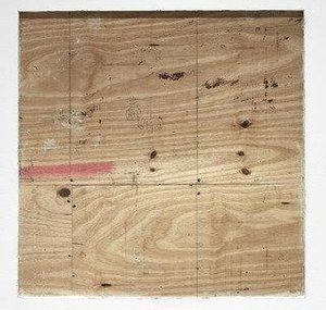 A 36 X 36 Removal To The Lathing Or Support Wall Of Plaster Or Wallboard From A Wall — Lawrence Weiner