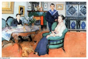Hakon, Daga And Edgar — Carl Larsson