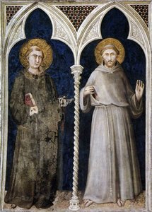 St Anthony Of Padua And St Francis — Simone Martini