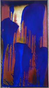 Untitled Fire-color Painting — Yves Klein