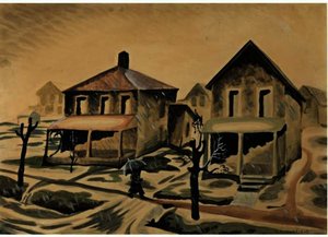 Beginning Of A Snowstorm — Charles Burchfield