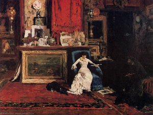 Interior Of The Artist's Studio Aka The Tenth Street — William Merritt Chase, Impressionism