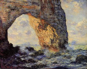 The Manneport, Etretat — Claude Monet