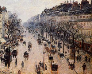 Boulevard Montmartre Winter Morning — Camille Pissarro