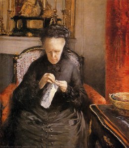 Portait Of Madame Martial Caillebote The Artist's Mother — Gustave Caillebotte