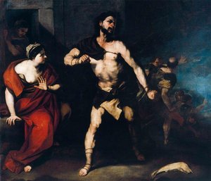 Samson Breaks The Chains — Luca Giordano