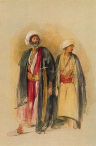 Shaykh Hussein Of Gefel Tor And His Son — John Frederick Lewis