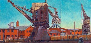 Southern Apron Workshops And Cranes, Cockatoo Island — Nicholas Michael Hollo