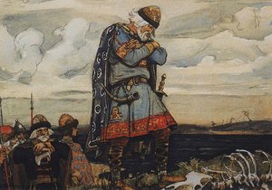 Oleg At His Horse`s Remains — Victor Vasnetsov