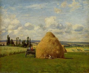 The Haystack, Pontoise — Camille Pissarro