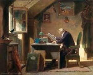 A Visit — Carl Spitzweg