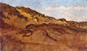 Hillside Between Perugia And Gubbio, Italy — Elihu Vedder