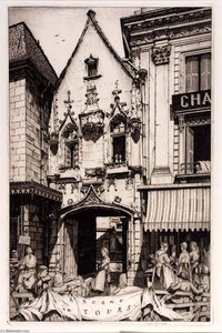 A Scene In Tours — Frederick G Hall, Realism