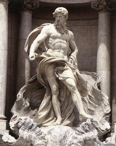 Neptune — Pietro Bracci, Baroque